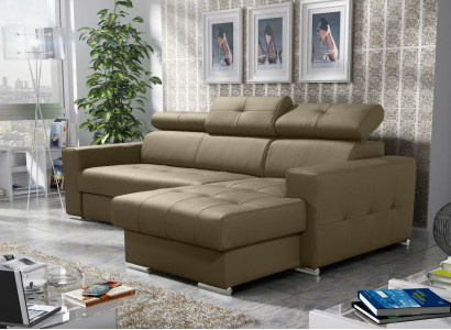 Sofa Eckcouch Polsterung Wohnzimmer Neu L-Form Stoff Leder Wohnlandschaft Sofas